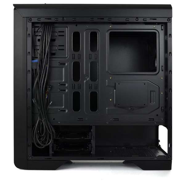 Carcasa Silentium PC Gladius M35 Pure Black, MiddleTower, Fara sursa, Negru