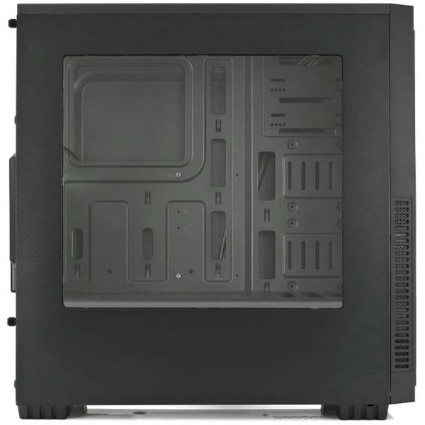 Carcasa Silentium PC Regnum RG1W Pure Black, MiddleTower, Fara sursa, Negru