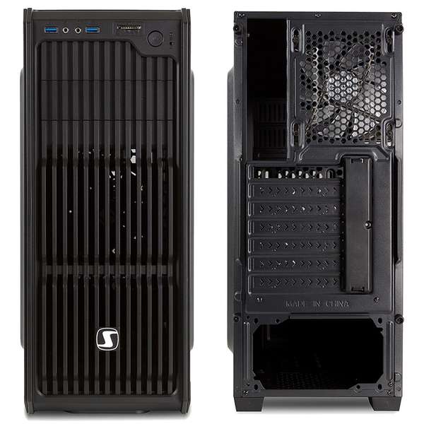 Carcasa Silentium PC Regnum RG2W Pure Black, MiddleTower, Fara sursa, Negru