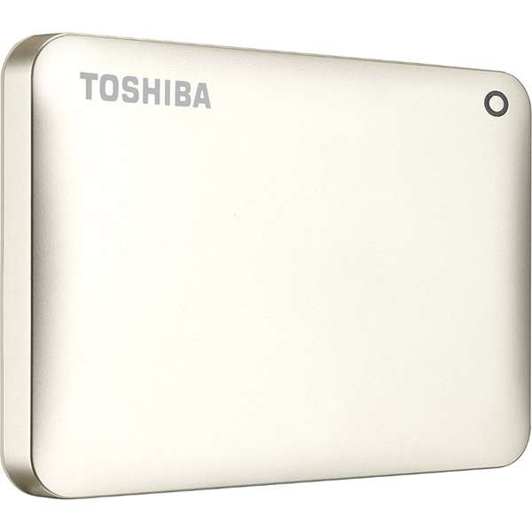 Hard Disk Extern Toshiba Canvio Connect II, 1TB, USB 3.0, Auriu