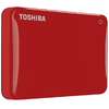 Hard Disk Extern Toshiba Canvio Connect II, 1TB, USB 3.0, Rosu