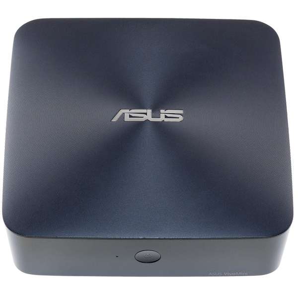 Mini PC Asus UN65H-M039M, Core i3-6100U 2.3GHz, 4GB DDR3, 128GB SSD, Intel HD 520, FreeDOS, Albastru