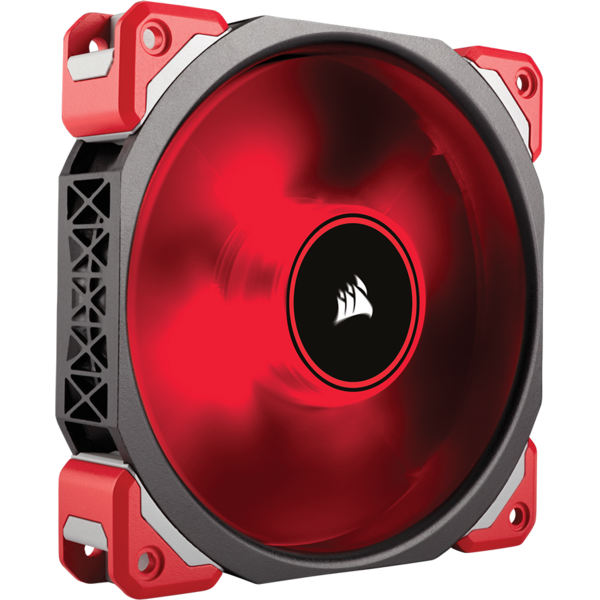 Ventilator PC Corsair ML120 PRO LED Red Premium Magnetic Levitation, 120mm