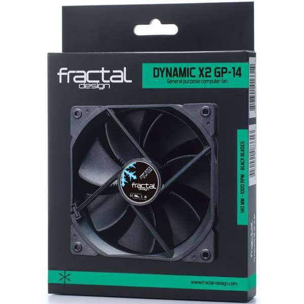 Ventilator PC Fractal Design Dynamic X2 GP-14 Black, 140mm