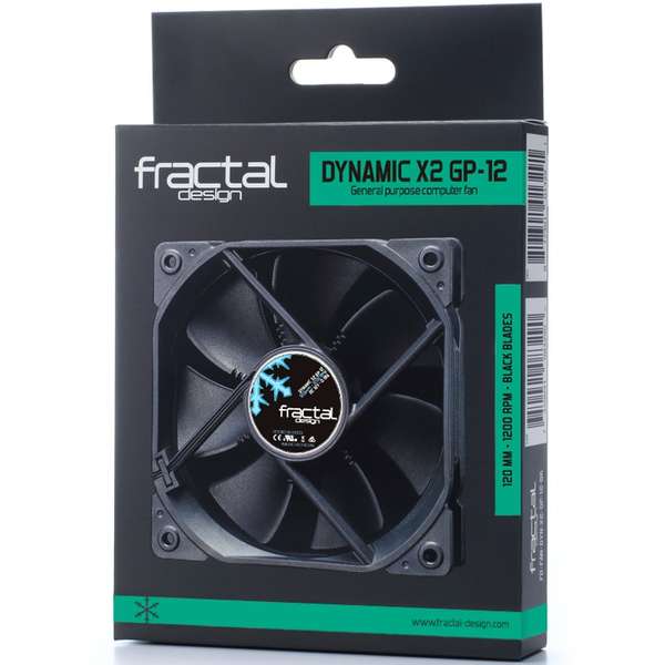 Ventilator PC Fractal Design Dynamic X2 GP-12 Black, 120mm