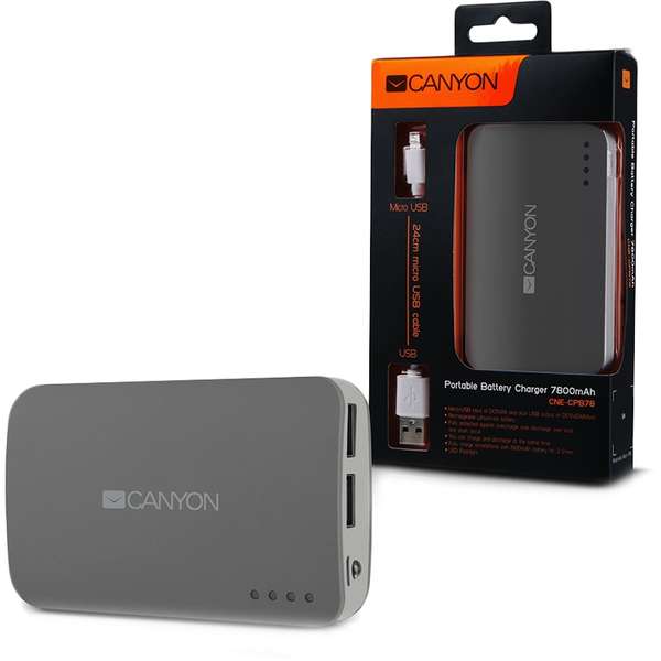 Baterie externa Canyon CNE-CPB78DG 7800mAh