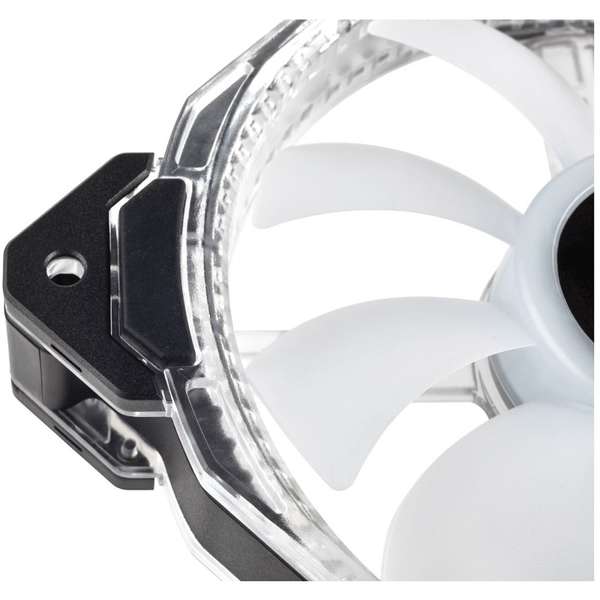 Ventilator PC Corsair HD120 RGB LED High Performance, 120mm, Three Pack with Controller