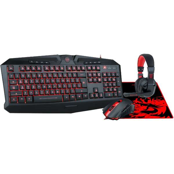 Kit Tastatura si Mouse Redragon Waveimpact Gaming Kit USB