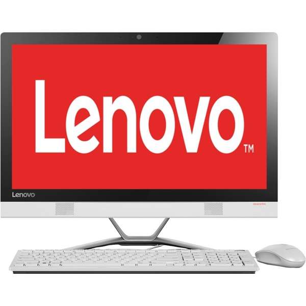 All in One PC Lenovo IdeaCentre 300-23, 23.0'' FHD Touch, Core i5-6200U 2.3GHz, 8GB DDR4, 1TB HDD, GeForce 920A 2GB, FreeDOS, Alb