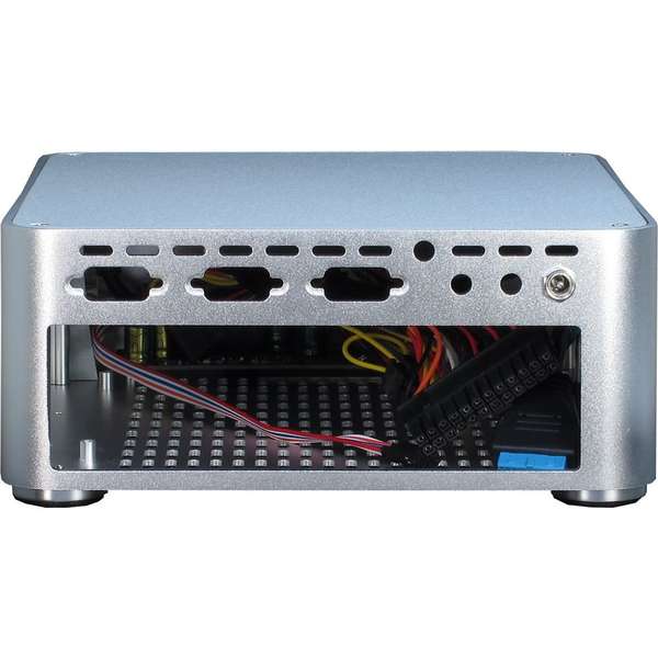 Carcasa Inter-Tech E-W80S, MiniITX, 60W, Silver