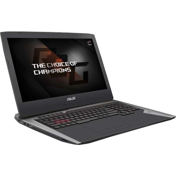 Laptop Asus ROG G752VS(KBL)-BA279T, 17.3'' FHD, Core i7-7700HQ 2.8GHz, 32GB DDR4, 1TB HDD + 256GB SSD, GeForce GTX 1070 8GB, Win 10 Home 64bit, Gri
