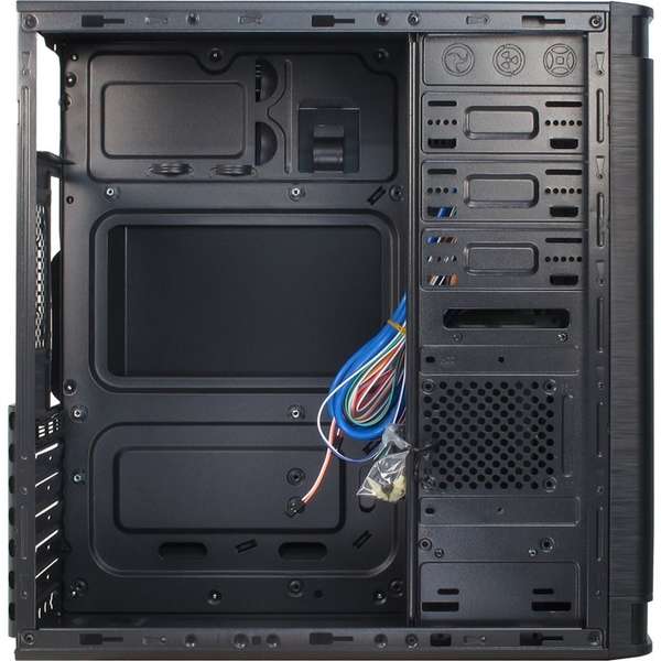 Carcasa Inter-Tech IT-5905, MiddleTower, Fara Sursa, Black