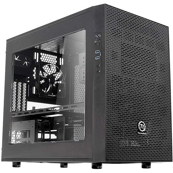 Carcasa Thermaltake Core X1, CubeTower, Fara sursa, Negru