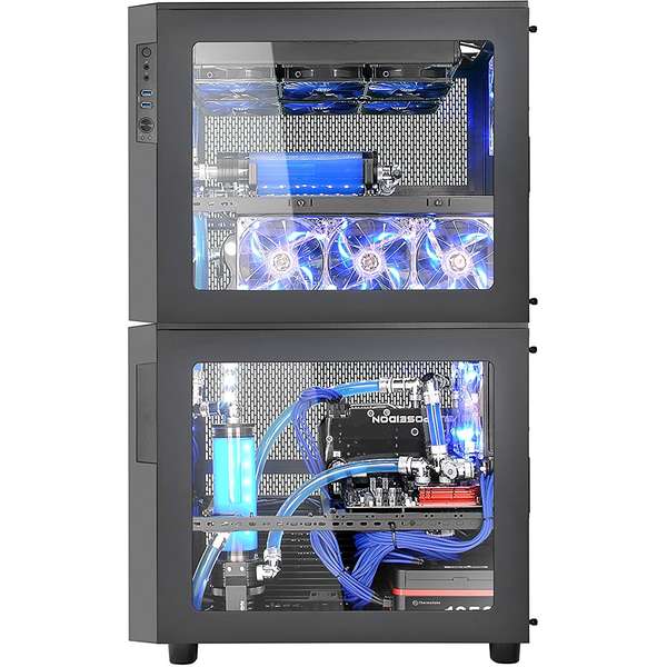 Carcasa Thermaltake Core X1, CubeTower, Fara sursa, Negru