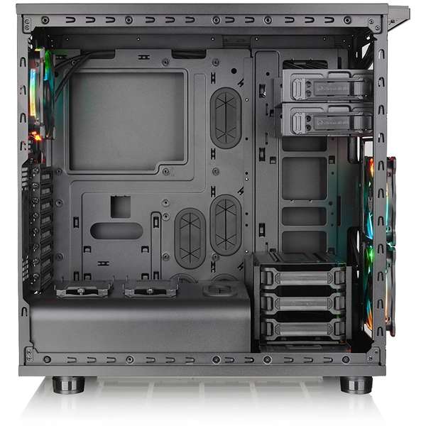 Carcasa Thermaltake Core X31 Riing RGB Edition, MiddleTower, Fara sursa, Negru