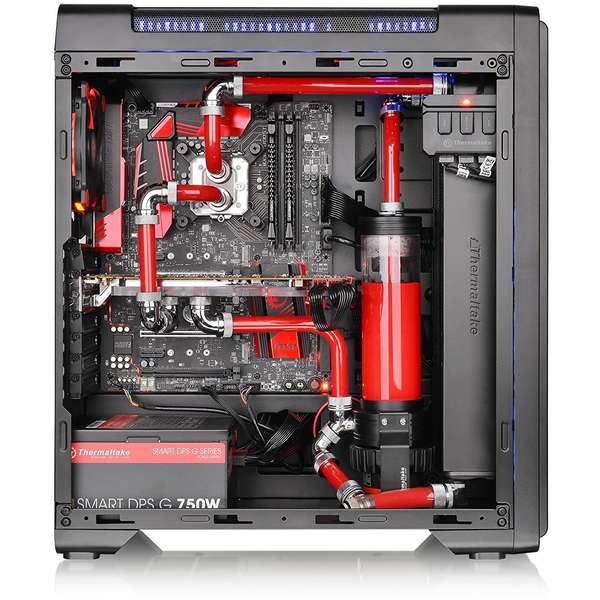 Carcasa Thermaltake Versa C21 RGB, MiddleTower, Fara sursa, Negru
