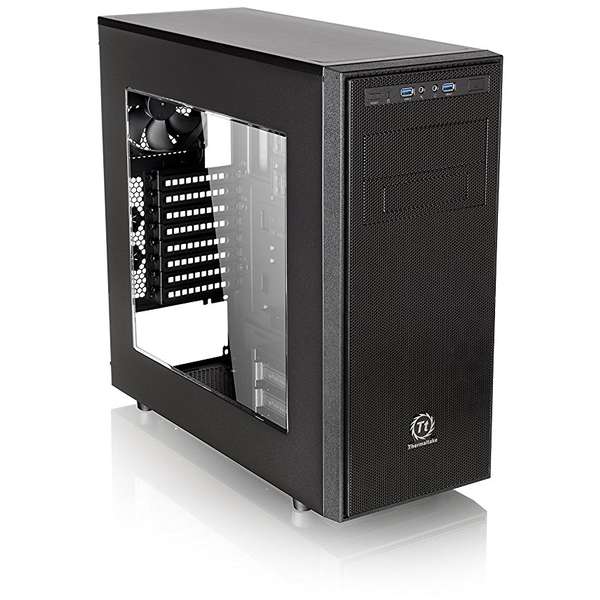 Carcasa Thermaltake Versa H34, MiddleTower, Fara sursa, Negru