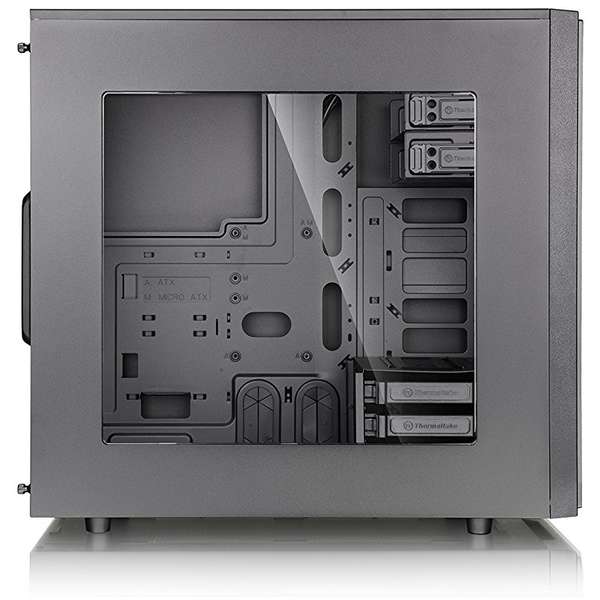 Carcasa Thermaltake Versa H34, MiddleTower, Fara sursa, Negru