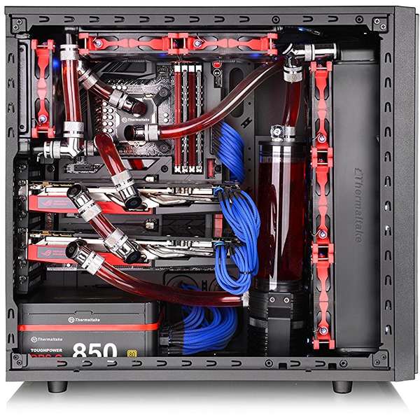 Carcasa Thermaltake Versa H34, MiddleTower, Fara sursa, Negru