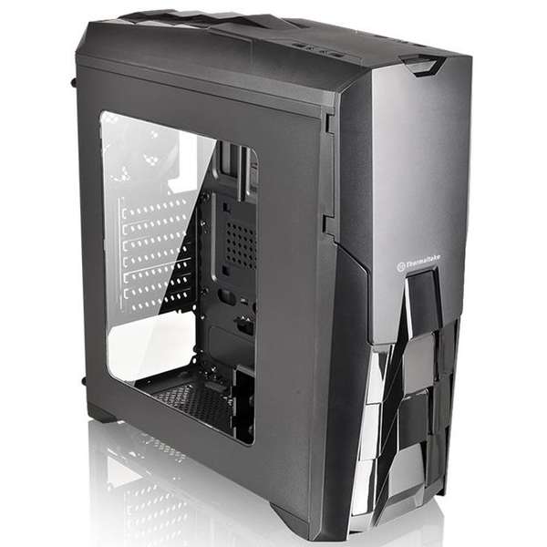 Carcasa Thermaltake Versa N25, MiddleTower, Fara sursa, Negru