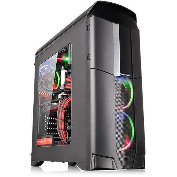 Carcasa Thermaltake Versa N26, MiddleTower, Fara sursa, Negru