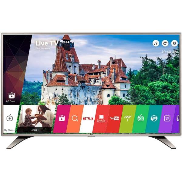 Televizor LED LG Smart TV 43LH615V, 109cm, Full HD, Argintiu