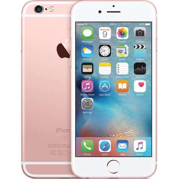 Smartphone Apple iPhone 6s, Single SIM, 4.7'' IPS LCD Retina HD Multitouch, Dual Core 1.84GHz, 2GB RAM, 128GB, 12MP, 4G, Rose Gold