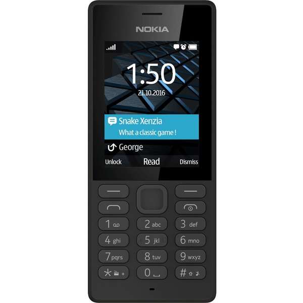 Telefon mobil Nokia 150, Dual SIM, 2.4'' TFT, 0.3MP, 2G, Bluetooth, Negru