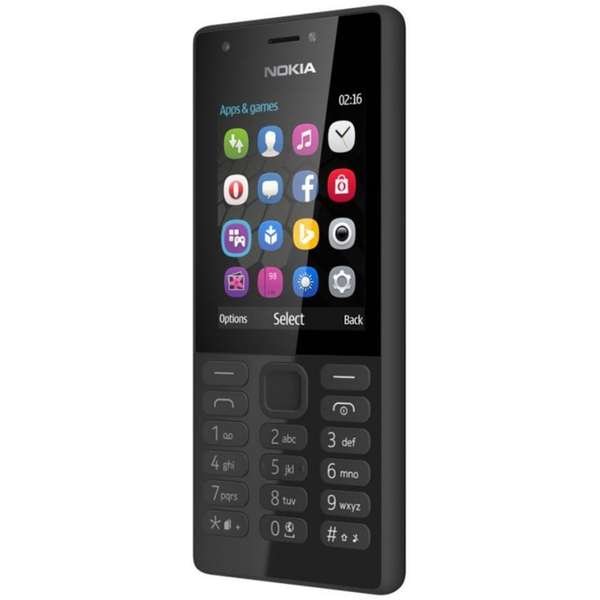 Telefon mobil Nokia 216, Dual SIM, 2.4'' TFT, 16MB RAM, 0.3MP, 2G, Bluetooth, Black