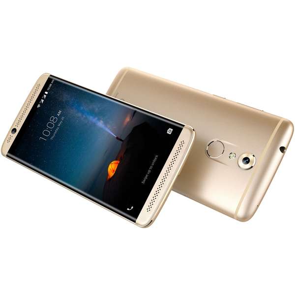 Smartphone ZTE Axon 7 Mini, Dual SIM, 5.2'' AMOLED Multitouch, Octa Core 1.5GHz + 1.2GHz, 3GB RAM, 32GB, 16MP, 4G, Ion Gold