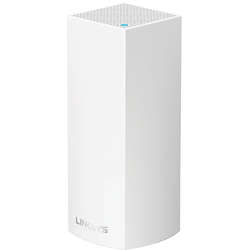 VELOP Whole Home Mesh Wi-Fi System (Pack of 1) WHW0301, Gigabit, 802.11 ac, 2 x WAN/LAN, 400 + 867 + 867Mbps, Tri Band AC2200