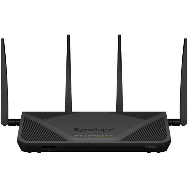 Router Wireless Synology RT2600ac, Gigabit, 802.11 a/b/g/n/ac, 1 x WAN, 4 x LAN, 800 + 1730Mbps, Dual Band AC2600