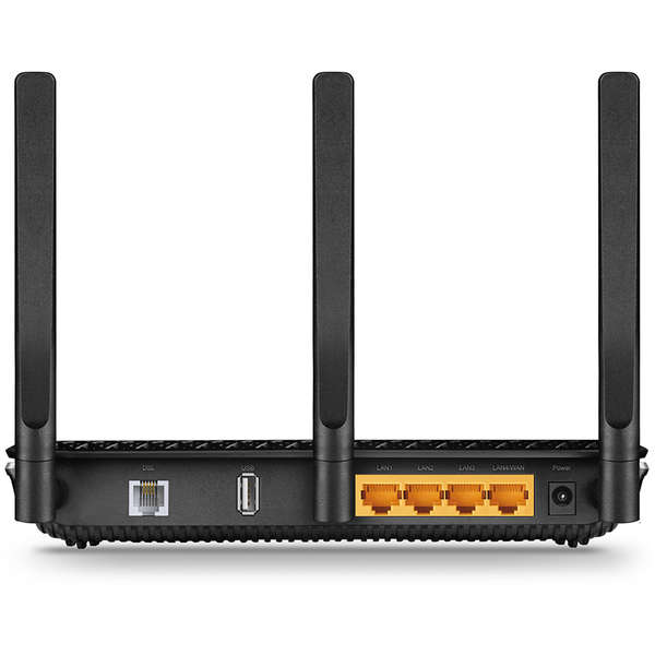 Router Wireless TP-LINK Archer VR600, Gigabit, 802.11 a/b/g/n/ac, 1 x WAN/LAN, 3 x LAN, 300 + 1300Mbps, Dual Band AC1600