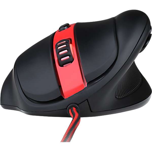 Mouse gaming Redragon Smilodon, USB, Optic, 2000dpi, Negru/Rosu