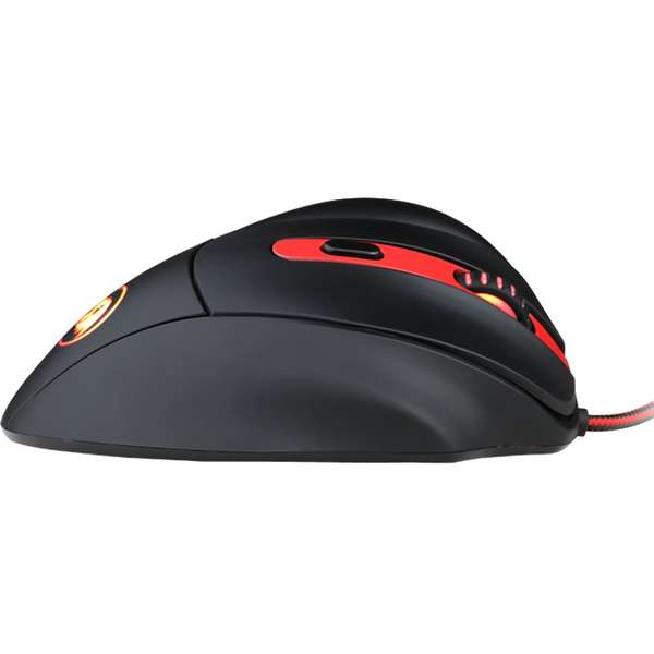 Mouse gaming Redragon Smilodon, USB, Optic, 2000dpi, Negru/Rosu