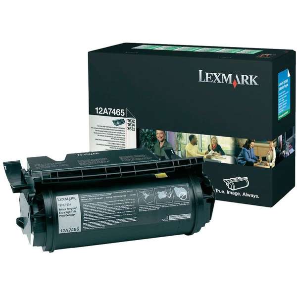 Lexmark Cartus Toner Laser Black, 12A7465