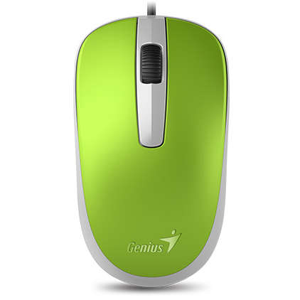 Mouse Genius DX-120, USB, Optic, 1000dpi, Verde