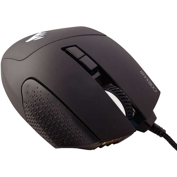 Mouse Corsair Scimitar PRO RGB, USB, Optic, 16000dpi, Negru/Galben