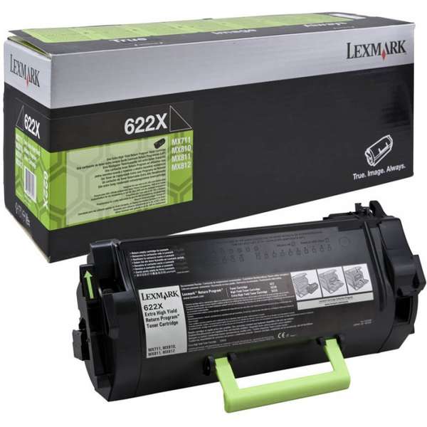 Lexmark Cartus Toner Laser Black, 62D2X00