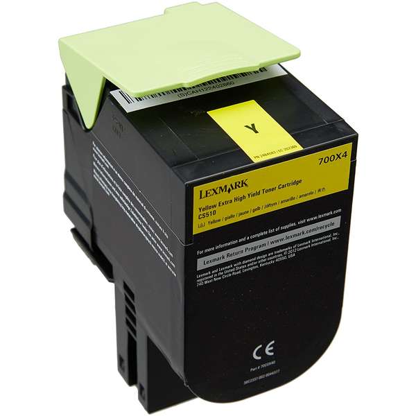 Lexmark Cartus Toner Laser Yellow, 70C0X40