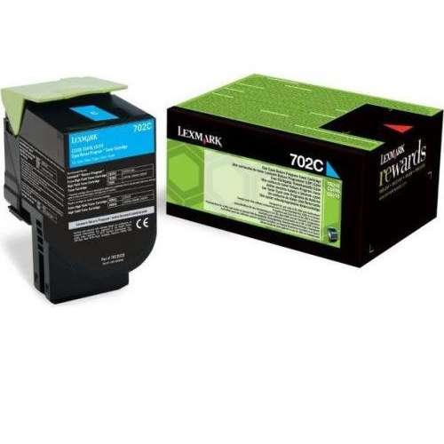 Lexmark Cartus Toner Laser Cyan, 70C20C0