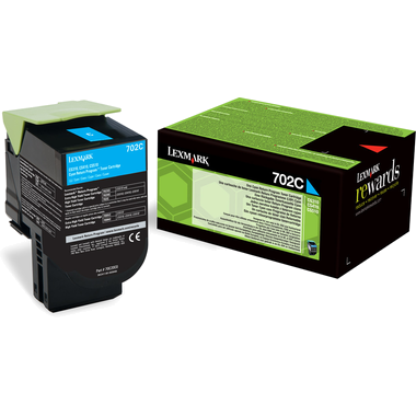 Lexmark Cartus Toner Laser Cyan, 70C20CE