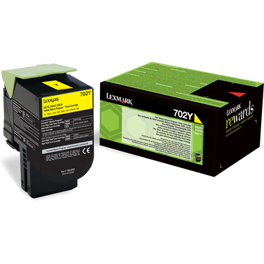 Lexmark Cartus Toner Laser Yellow, 70C20YE