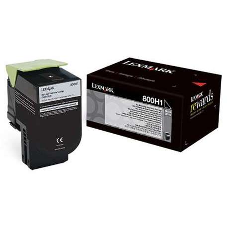 Lexmark Cartus Toner Laser Black, 80C0H10