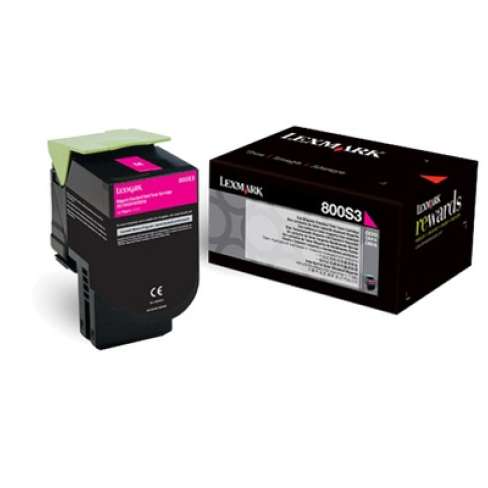 Lexmark Cartus Toner Laser Magenta, 80C0S30