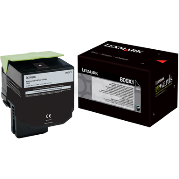 Lexmark Cartus Toner Laser Black, 80C0X10