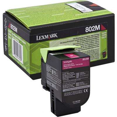 Lexmark Cartus Toner Laser Magenta, 80C20ME