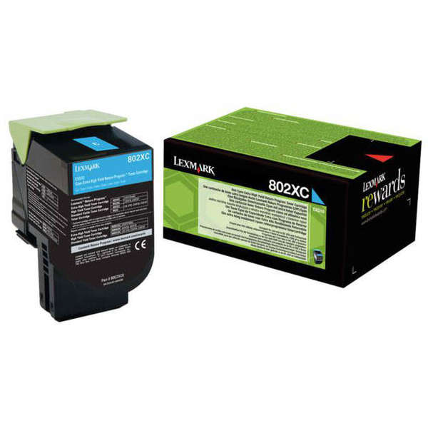 Lexmark Cartus Toner Laser Cyan, 80C2XC0