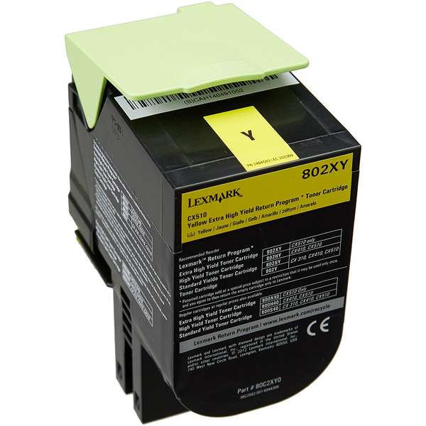 Lexmark Cartus Toner Laser Yellow, 80C2XY0