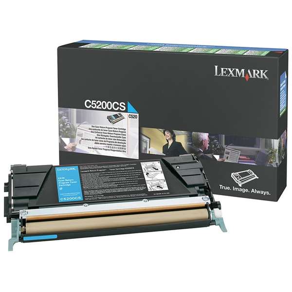 Lexmark Cartus Toner Laser Cyan, C5200CS